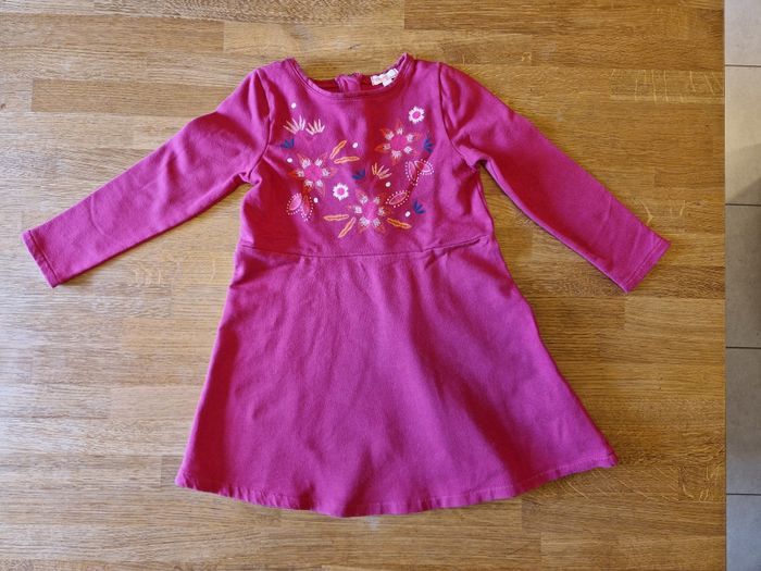 Robe Du Pareil au Même 5 ans fuschia - photo numéro 3