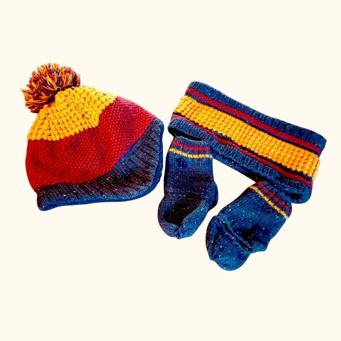 Ensemble bonnet hiver garçon