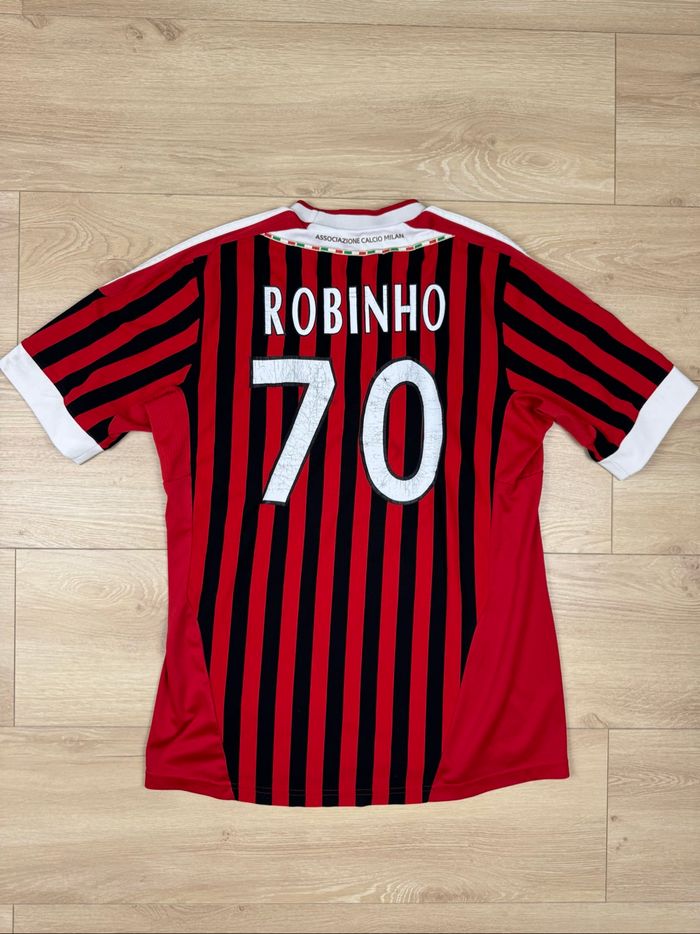 Maillot Adidas AC Milan 2011 - Robinho #70 - Série A - Taille M - photo numéro 3