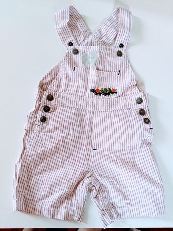 Salopette courte DPAM 12 mois 74 cm