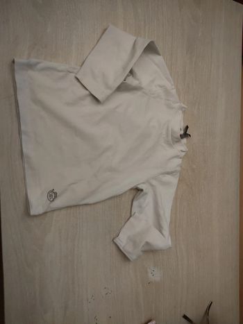 Tee shirt blanc col haut orchestra 23 mois