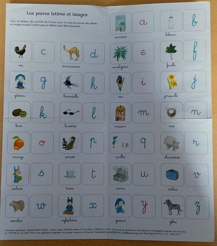 Jeu Montessori "Les lettres de Balthazar " - photo numéro 2