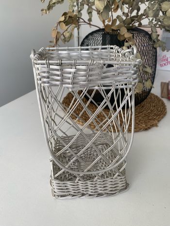 Panier argenté
