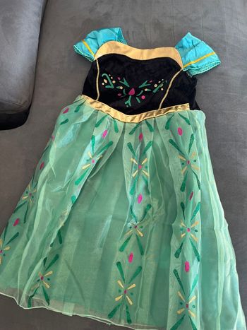 Robe déguisement Anna reine des neiges 4/5 ans princesse 