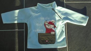 Polaire garçon 6 mois