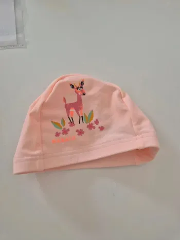 Bonnet de bain Decathlon 44 à 50 cm rose Neuf
