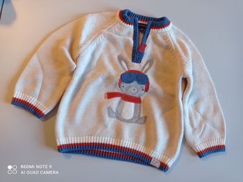 Pull chaud sergent major 12 mois