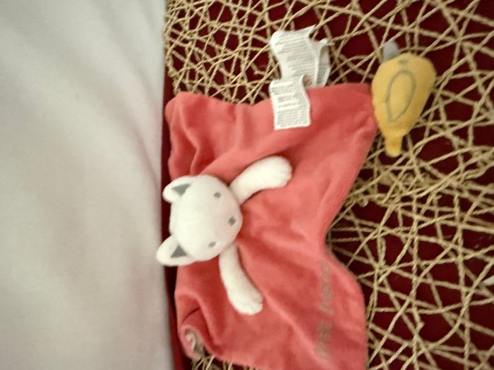 Chat OBAIBI doudou carré plat rose - photo numéro 4