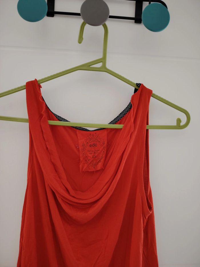 top manche courte rouge Esprit XS - photo numéro 3