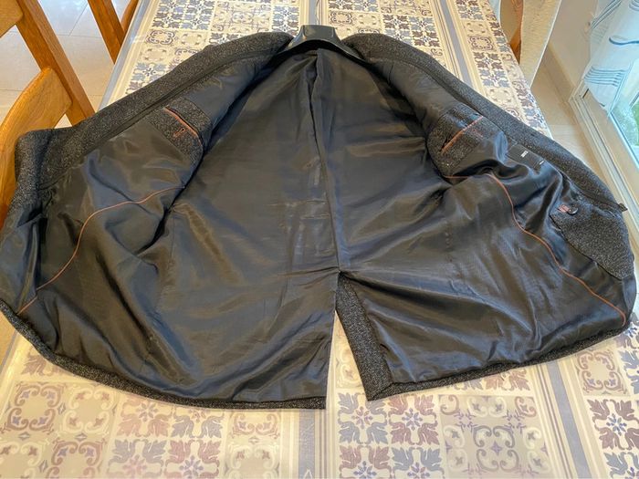 Veste noir chiné - photo numéro 5