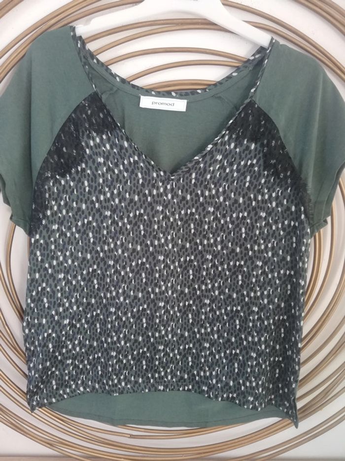 Blouse manches courtes Promod Taille S - photo numéro 4