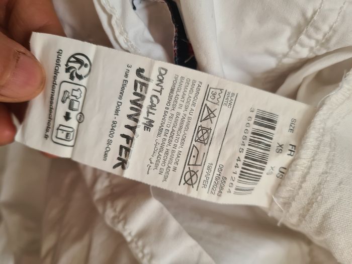 Pantalon toile blanc Jennyfer / Taille XS - photo numéro 5