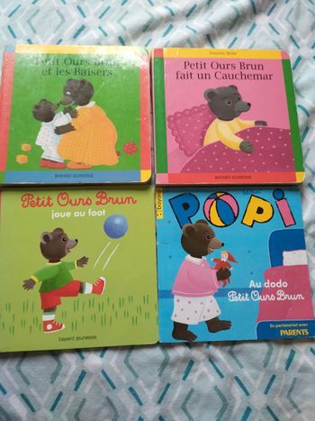 Lot livres petit ours brun