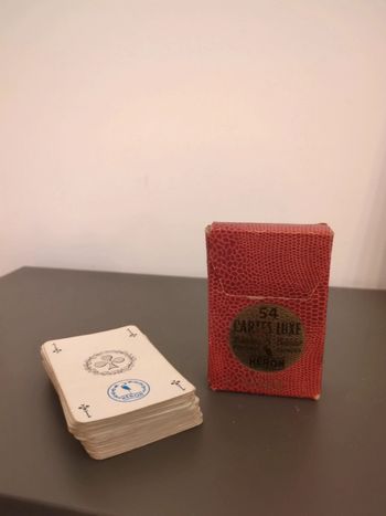 jeu cartes luxe héron