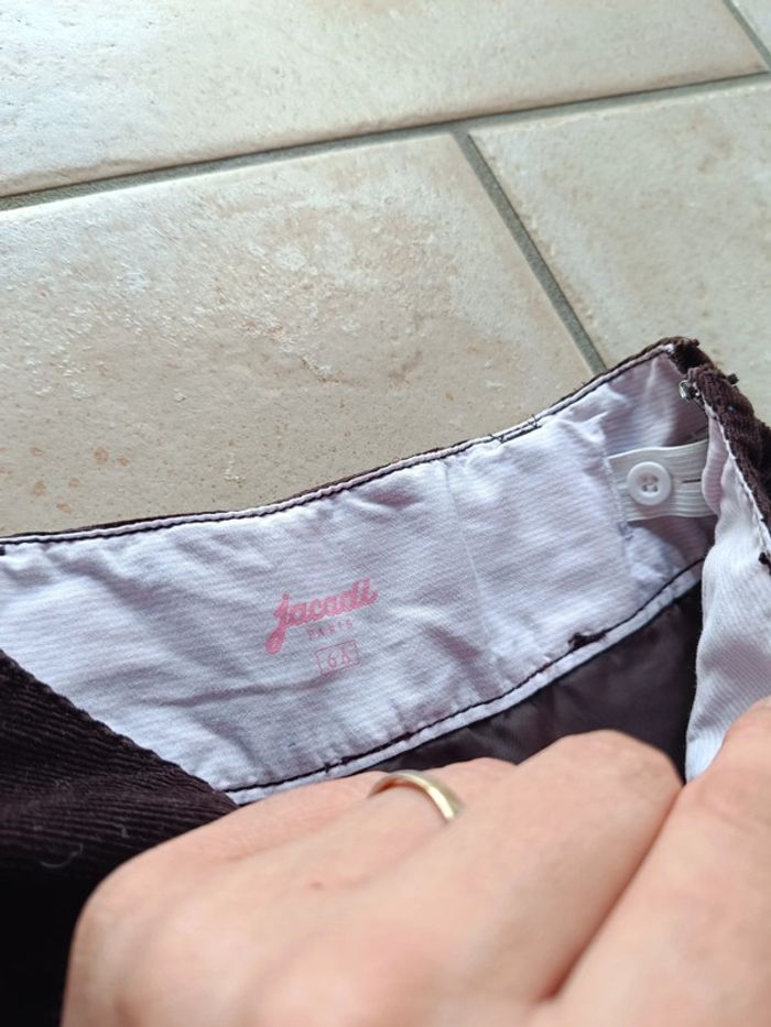 Jupe velours Fille 6 ans Jacadi - photo numéro 2