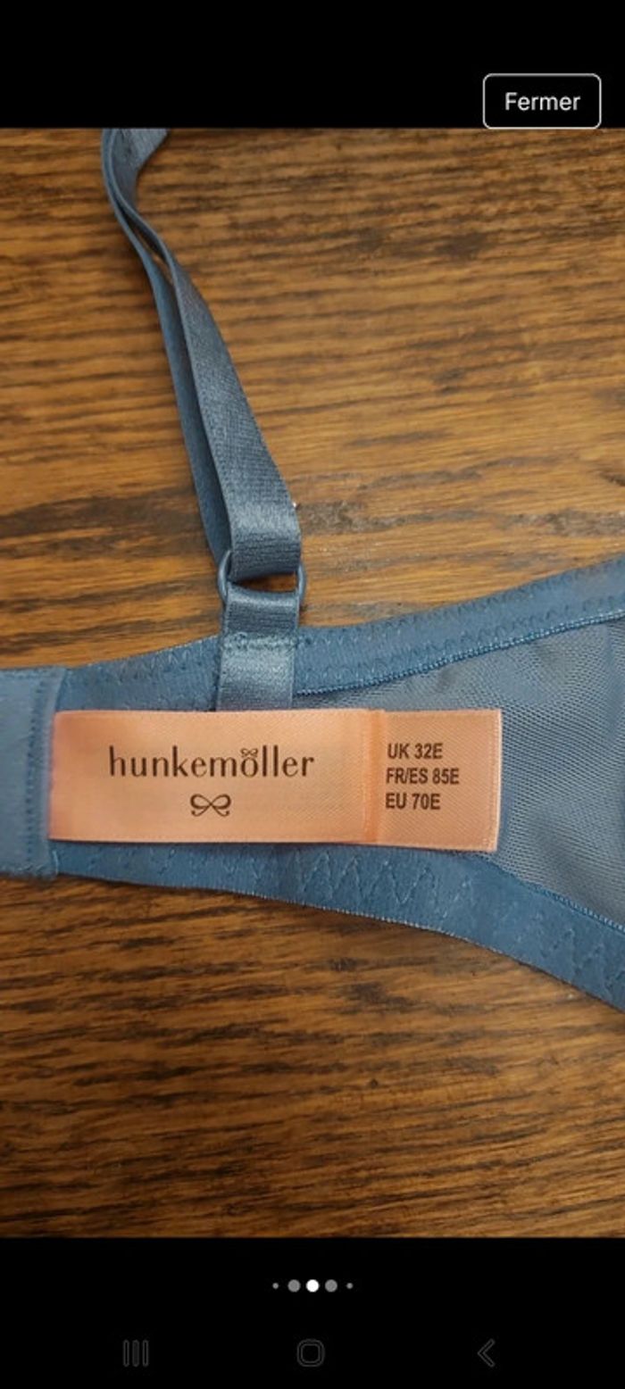 Soutien gorge bleu/rose Hunkemöller fr 85E - photo numéro 6