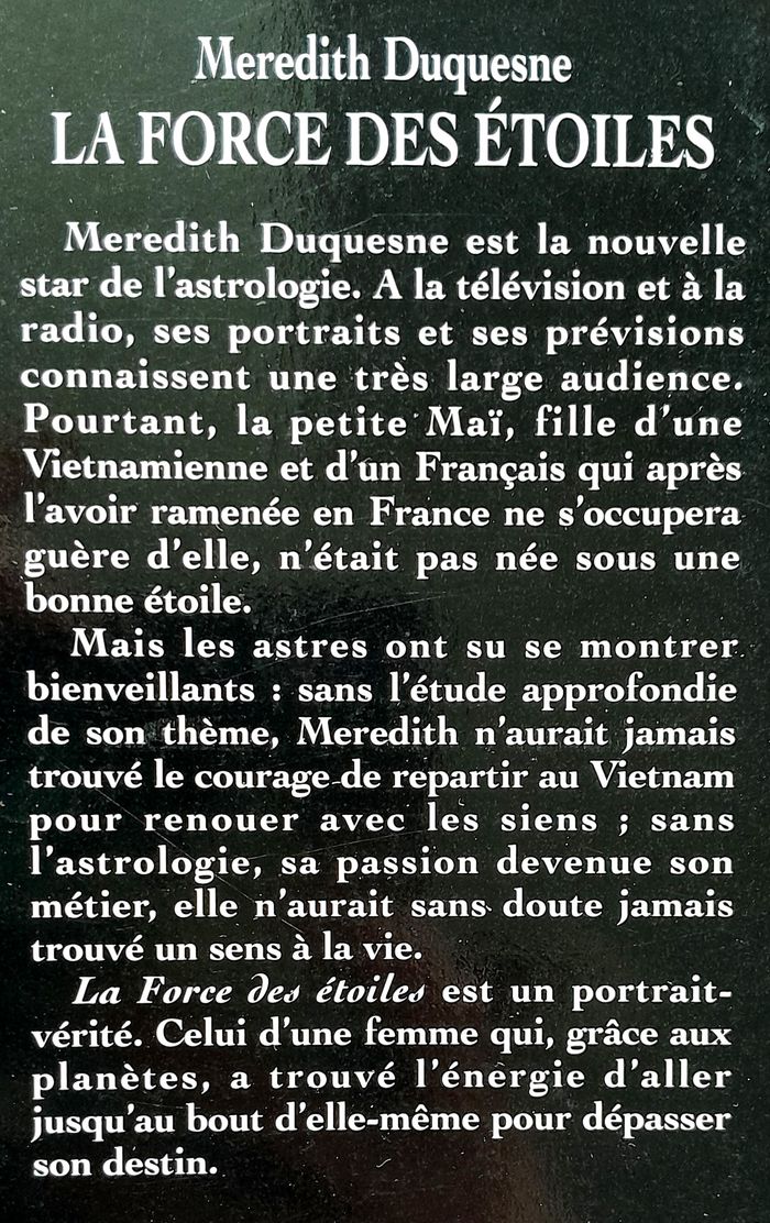 Meredith Duquesne - La force des étoiles (autobiographie, astrologue) - photo numéro 4