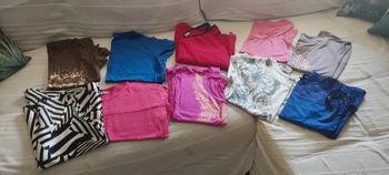 Lot 10 tee-shirts manches courtes femme