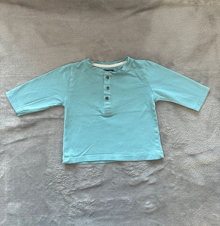 Tee-shirt manches longues - 3 mois - Kiabi