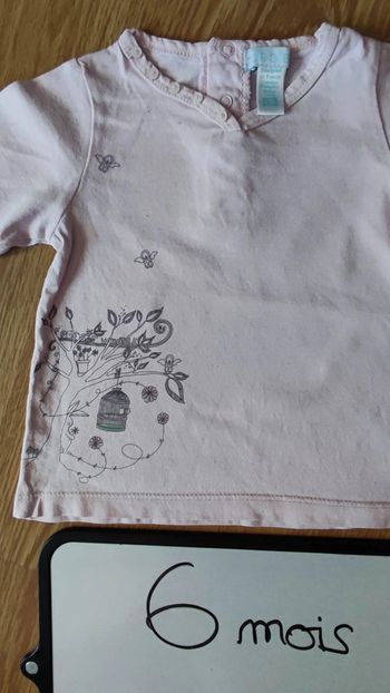 t-shirts à manches longues taille 6 mois