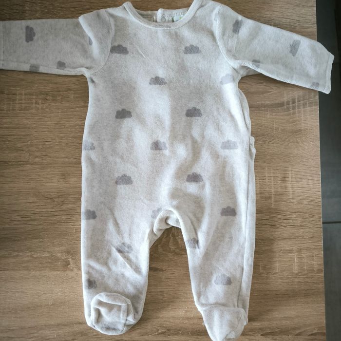 Pyjama velours taille 3 mois - photo numéro 4