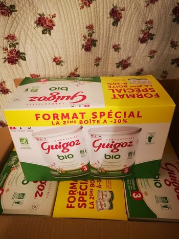 GUIGOZ BIO 3 (10 mois-3 ans) (le lot de 2 boîtes (Neuf / Facture)