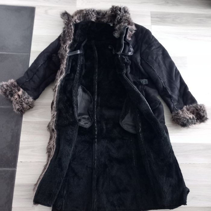 Manteau long noir femme La Halle taille 40 - photo numéro 8