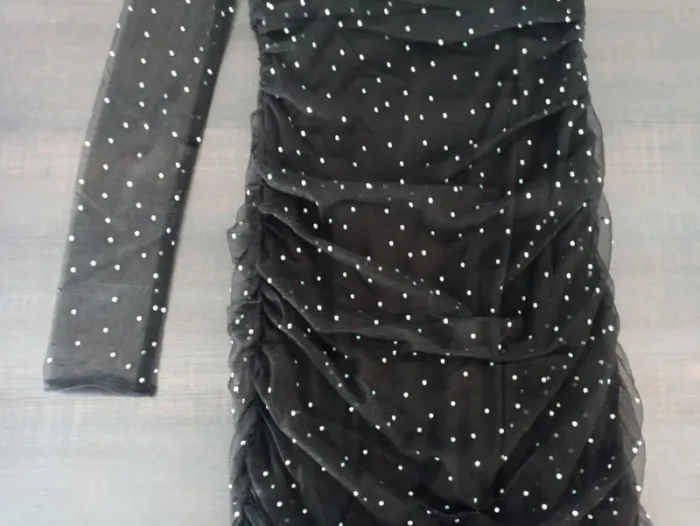 Robe Zara asymétrique strass - photo numéro 9