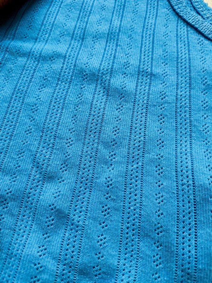 Débardeur court bleu taille 38 Jennyfer - photo numéro 3