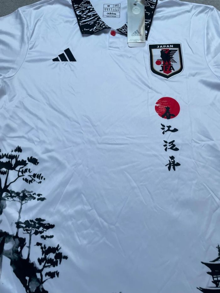 Maillot concept foot Japon blanc édition Paysage Traditionnel taille M - photo numéro 4