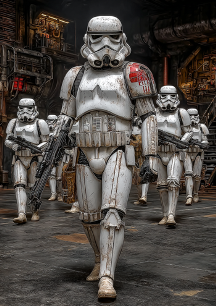 Poster métallique 30cm x 42cm Starwars + aimant mural fourni. - photo numéro 3