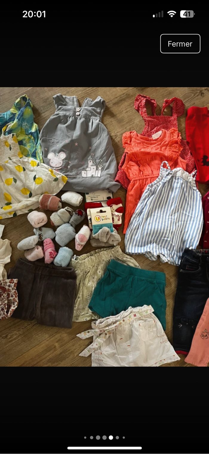 Lot de vêtements bébé filles 6 mois - photo numéro 7
