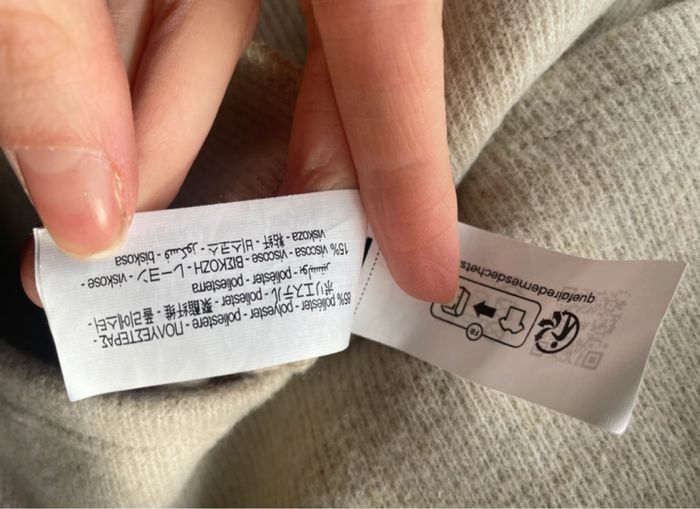 Robe tricot beige zara ou top - photo numéro 8