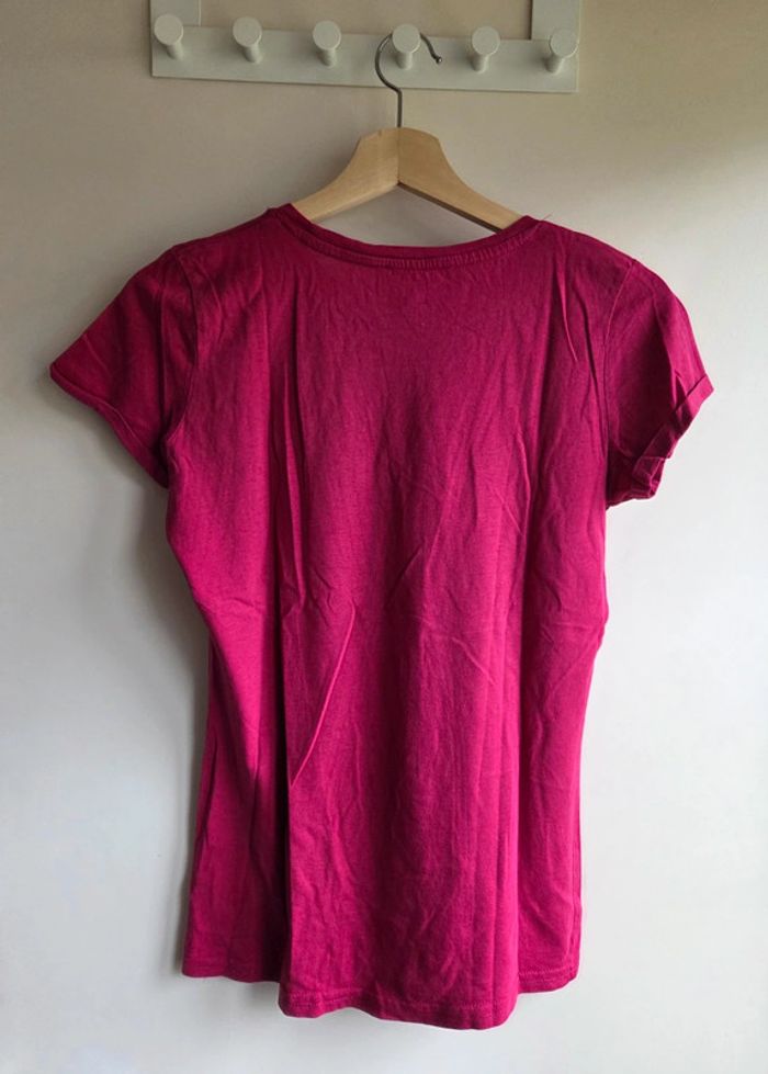 T-shirt fuchsia - Amisu taille XS - photo numéro 5