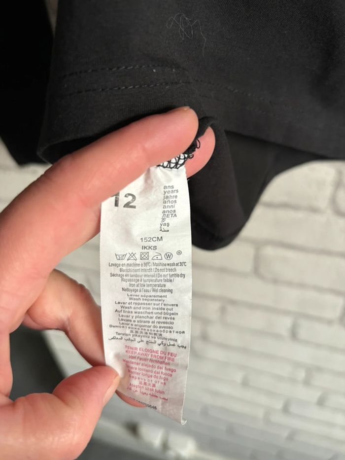 Tee-shirt manches longues IKKS taille 12 ans - photo numéro 4