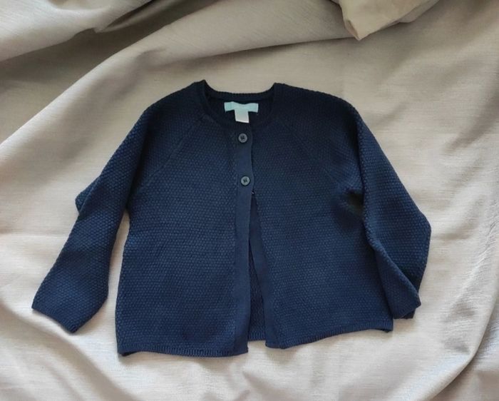 Gilet fillette 18 mois 80 cm