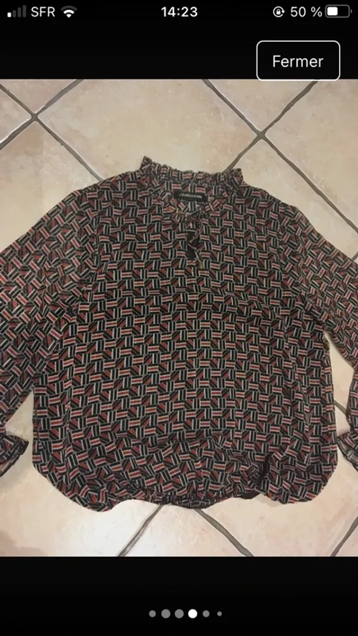 Magnifique blouse en 40 de la boutique Christine Laure en excellent état - photo numéro 6