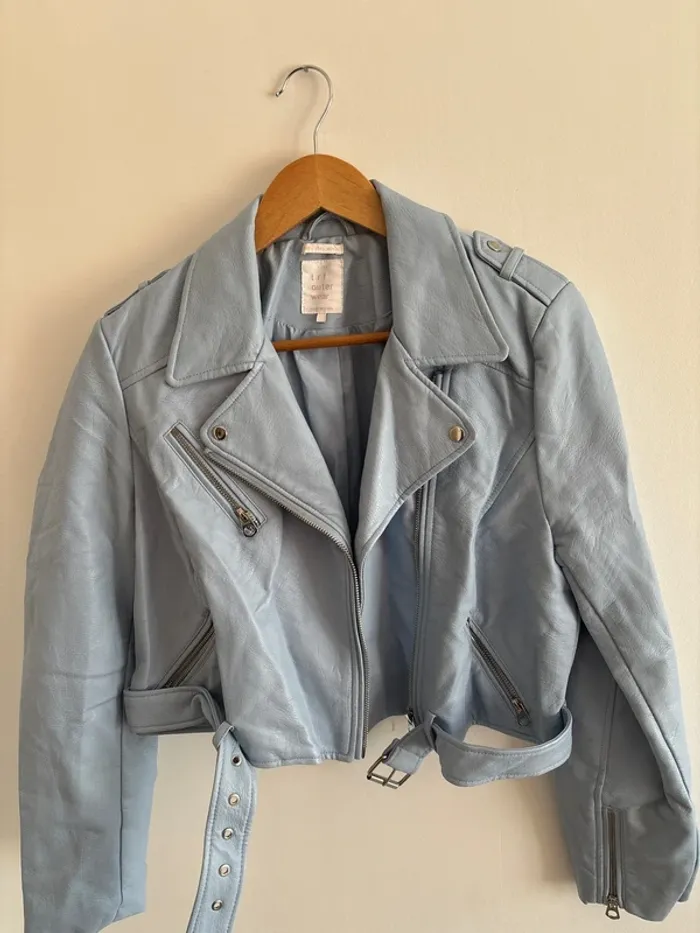 Veste simili, cuir femme - photo numéro 2