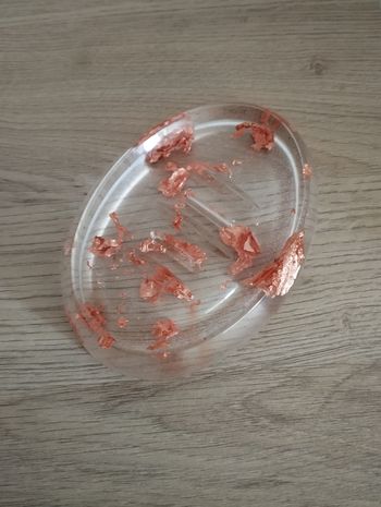 Porte savon transparent
