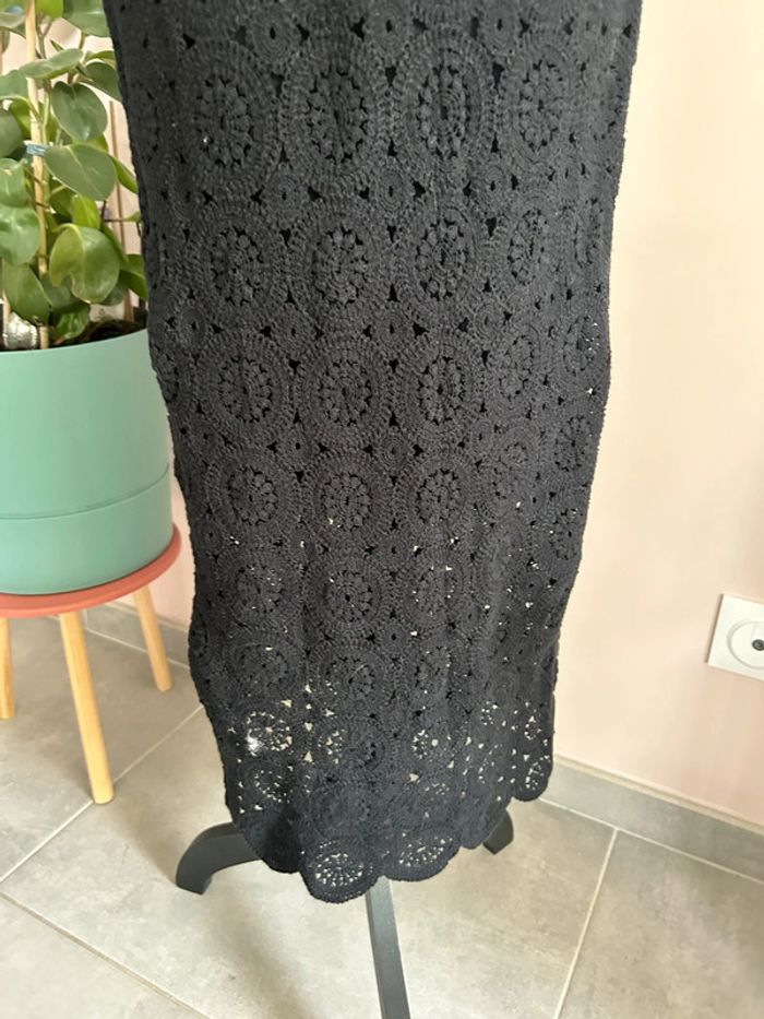 Jupe tube longue en macramé - photo numéro 2
