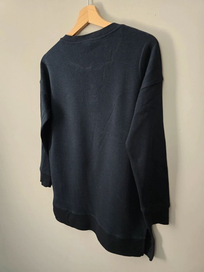 Sweat Tommy Hilfiger noir boutonné col rond XS / casual confortable - photo numéro 7