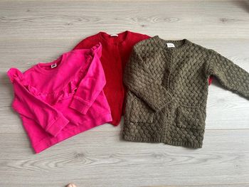 Lot 2 gilets et un sweat