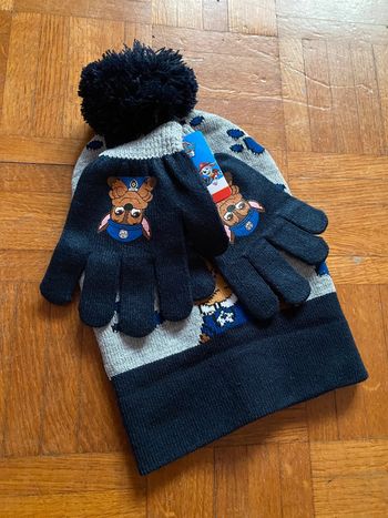 Ensemble bonnet et gants Paw Patrol