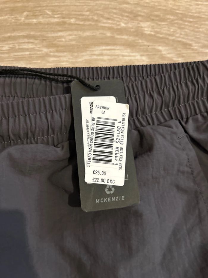 Short, cargo Mckenzie gris anthracite grande taille 3XL - photo numéro 4
