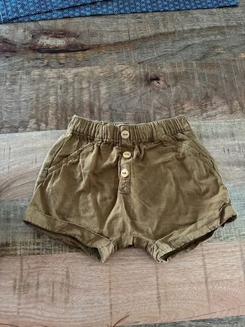 Short en lin 6 mois