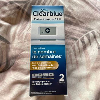 Clearblue Test de Grossesse avec Indicateur de Semaines 2 Tests