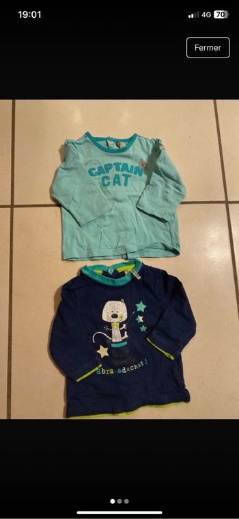 Lot t-shirt orchestra 3 mois neuf