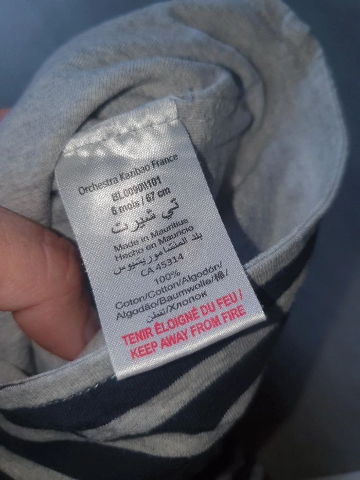 Maillot t-shirt 6mois - photo numéro 2