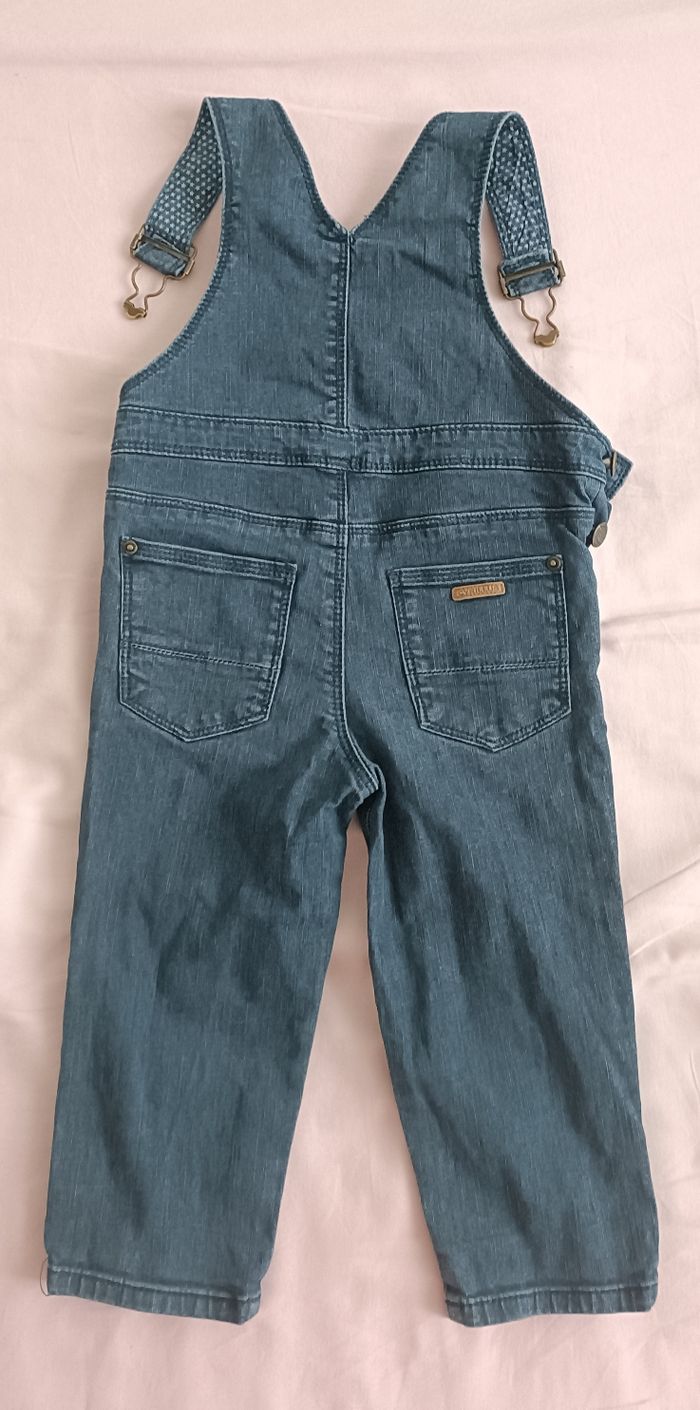 Salopette en jeans Cyrillus 24 mois - photo numéro 2