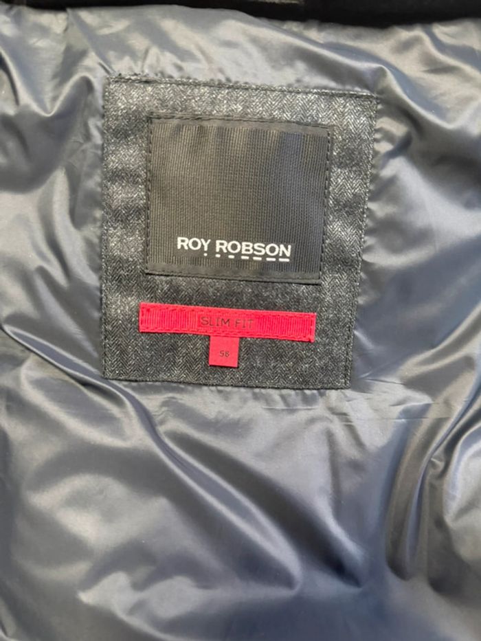 Roy Robson - Doudoune sans manches, Gris/Noir, taille 58 (XL) - photo numéro 4